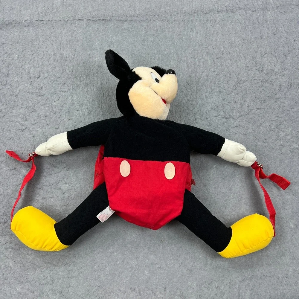 VTG Mickey's Pals by Dover Mickey Mouse Backpack Sling Bag Handbag 80s‎ Plush